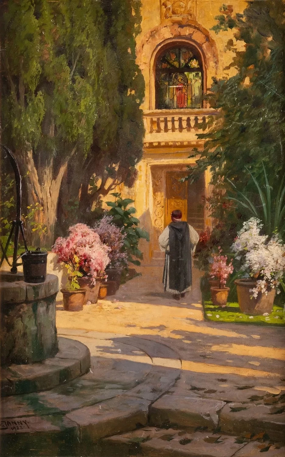 Il giardino fiorito del monastero, 1922